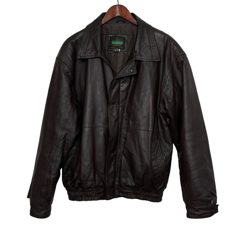 Vintage Brown Leather Jacket